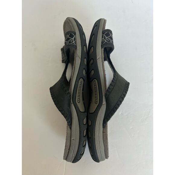 Merrell Black Qform Air Cushion Performance Sandals Strappy Slide Size 8 - Picture 9 of 12